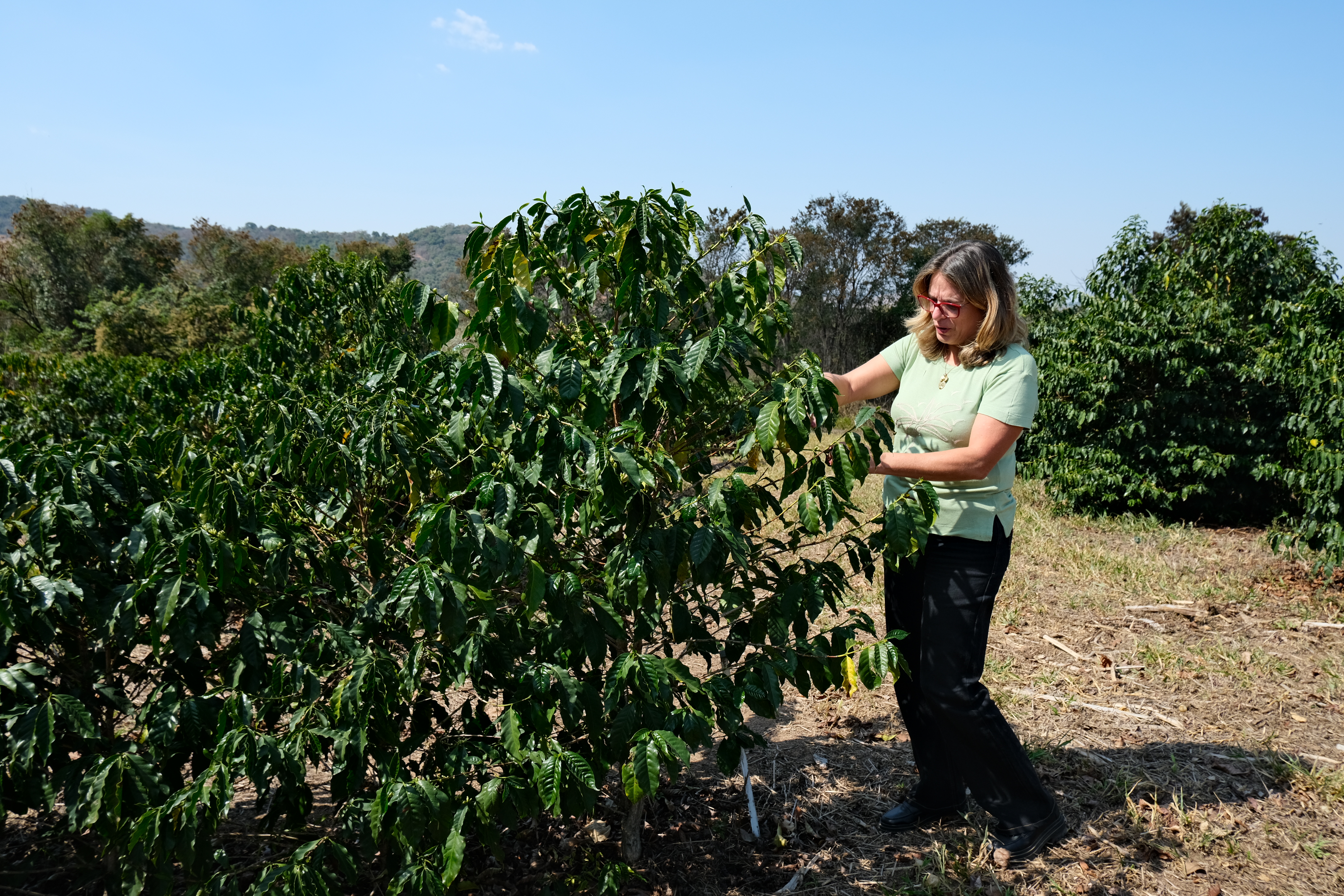 Patricia Coelho na své farmě Santo Antonio